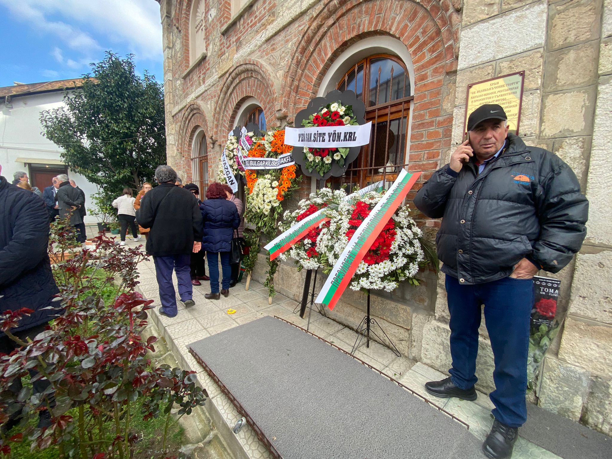 Погребeние на отец Александър Чъкърък в църква „Св. Вмчк. Георги Победоносец“ в гр. Одрин  